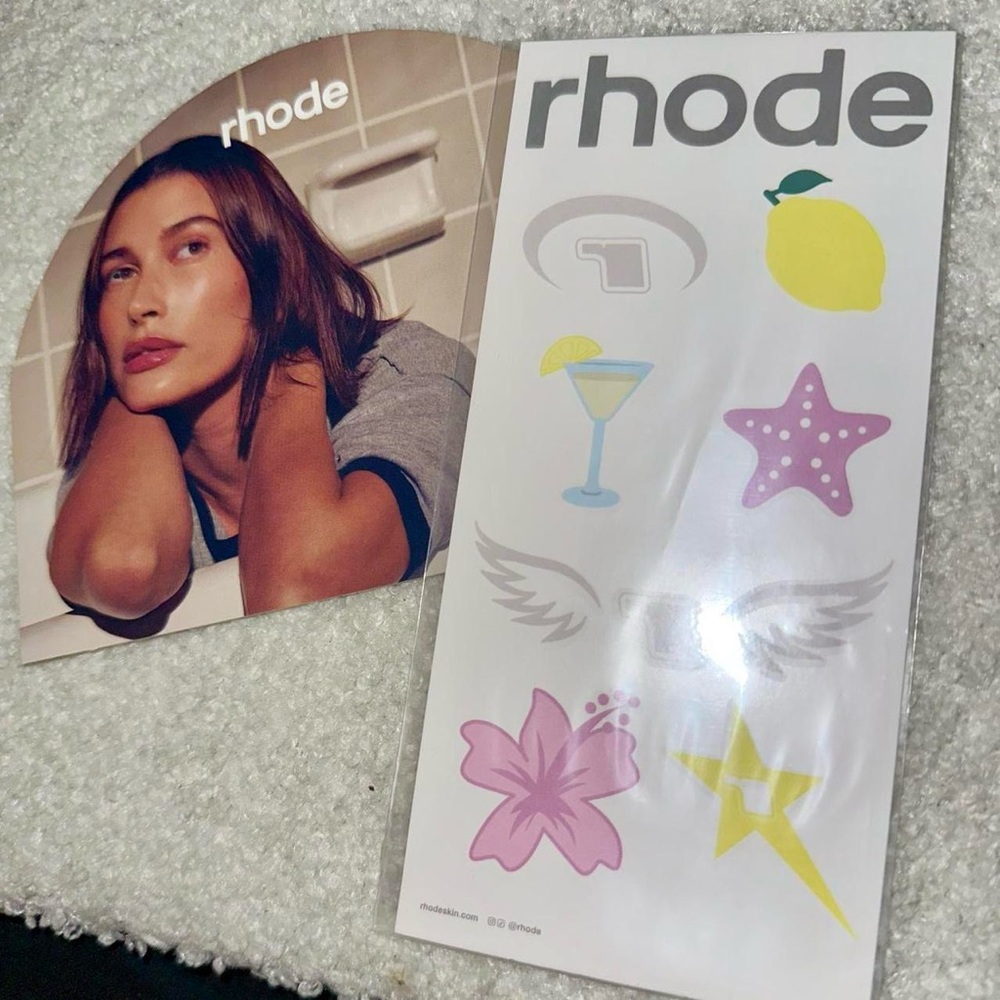 New Rhode Temporary Tattoo Sheet